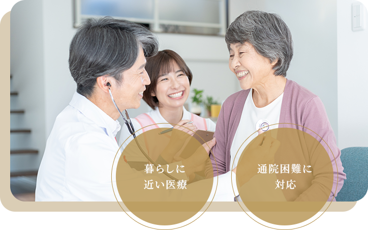 暮らしに近い医療 | 通院困難に対応